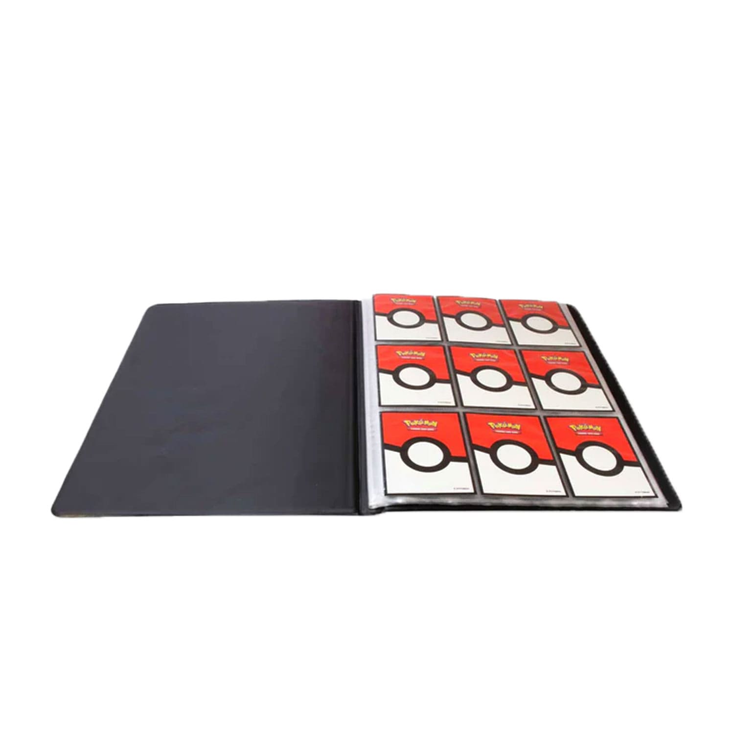 9 Karten pro Seite im Binder, einfach sortiert bis zu 126 Karten Platz, zweifach bis 252 Karten.