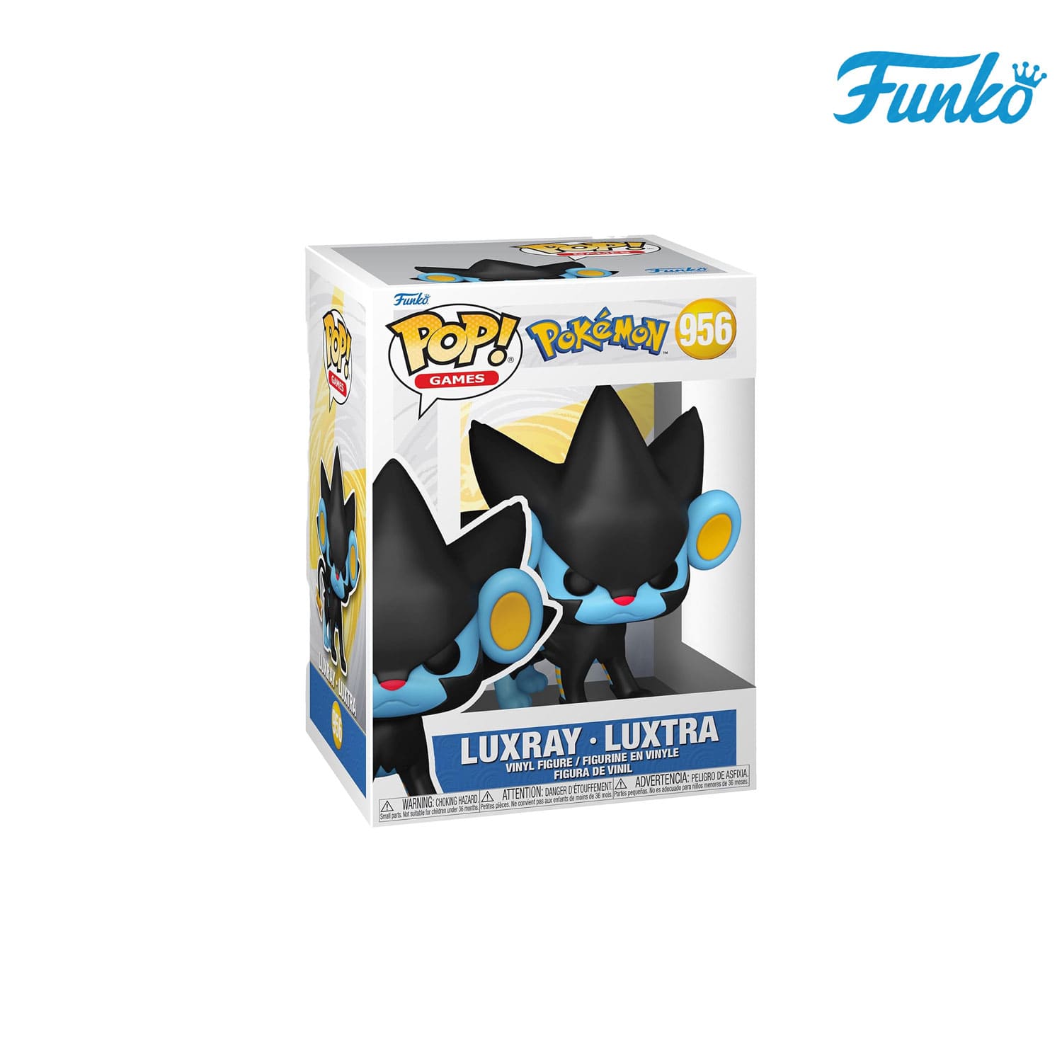 Das Pokémon aus der Sinnoh-Region Luxtra (956) von Funko POP! Games als Vynil Figure.