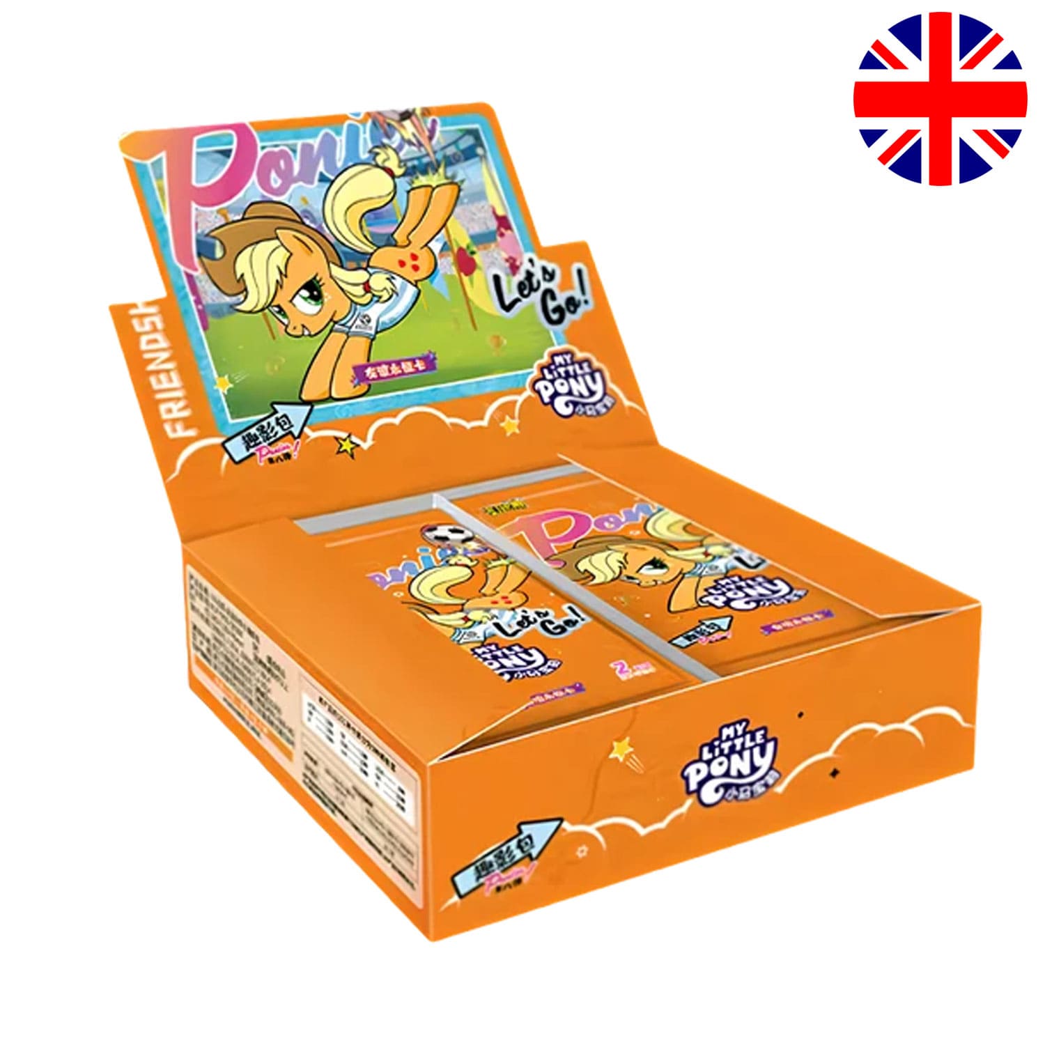 Kayou My Little Pony Friendship Eternal Fun Moments 8 Display mit Twilight Sparkle, Rainbow Dash und Pinkie Pie Karten.