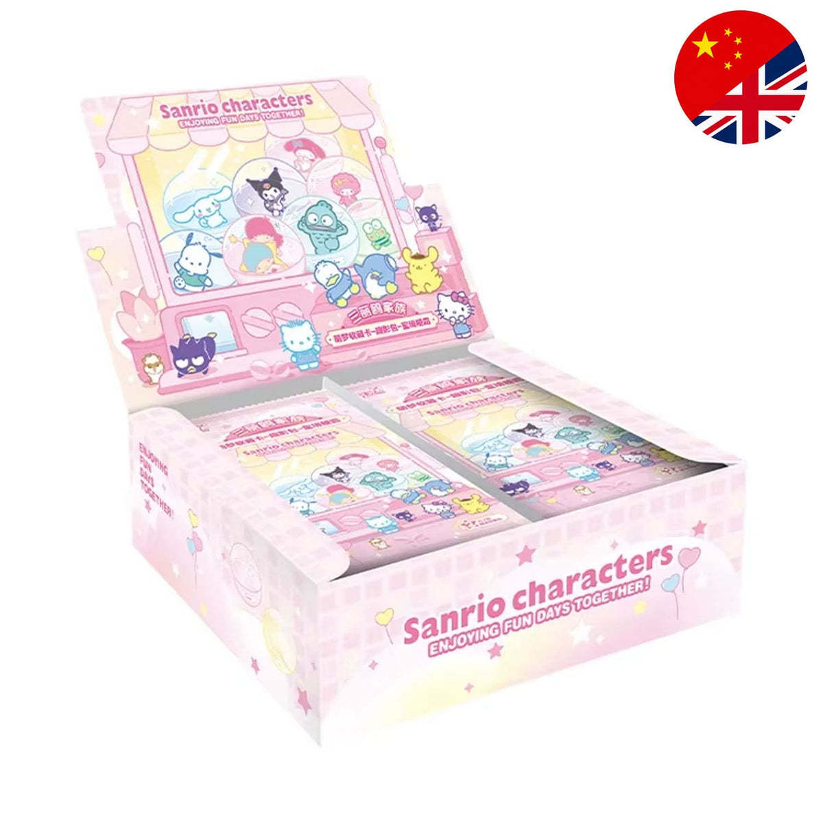 KAYOU Sanrio Family Cute Dream Warm Winter Sunny Snow Display– 30 Boosterpacks mit Hello Kitty and Friends Sammelkarten