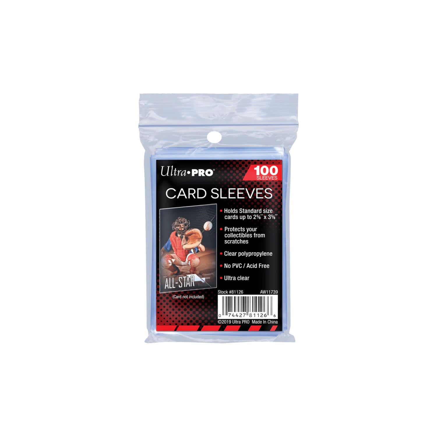 Die originalen "Penny Sleeves", Ultra PRO's durchsichtige Soft Trading Card Sleeves schützen Ihre Sammelkarten.