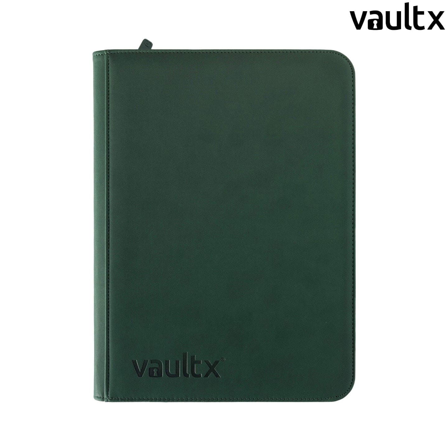 VaultX: Exo-Tec® 9 Pocket Zip Binder in grün, mit 20 Seiten, mit Platz bis zu 360 Karten, für Pokémon und One Piece.