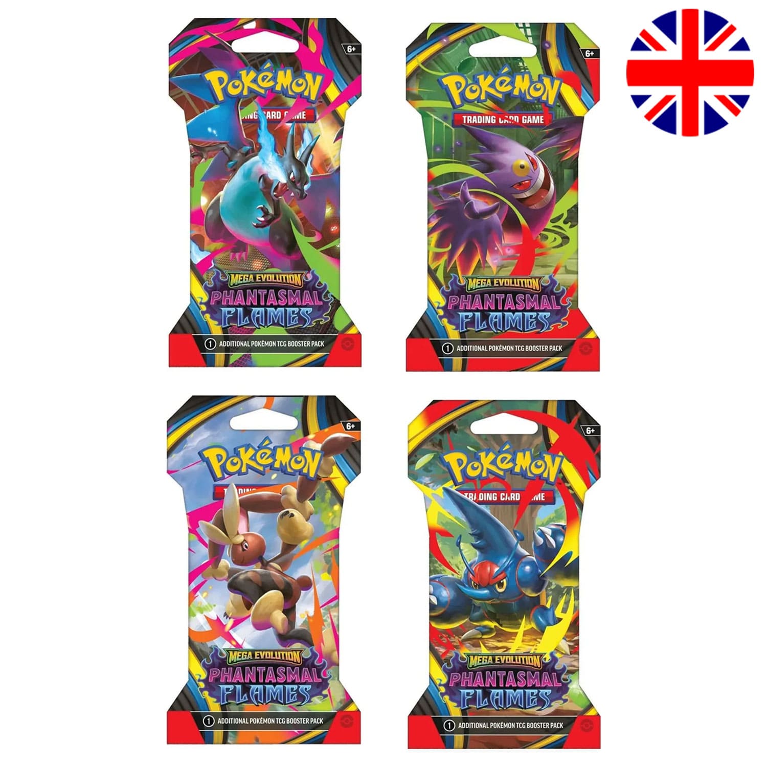 [ENG] Pokémon Sleeved Boosterpack – Phantsamal Flames (ME02)