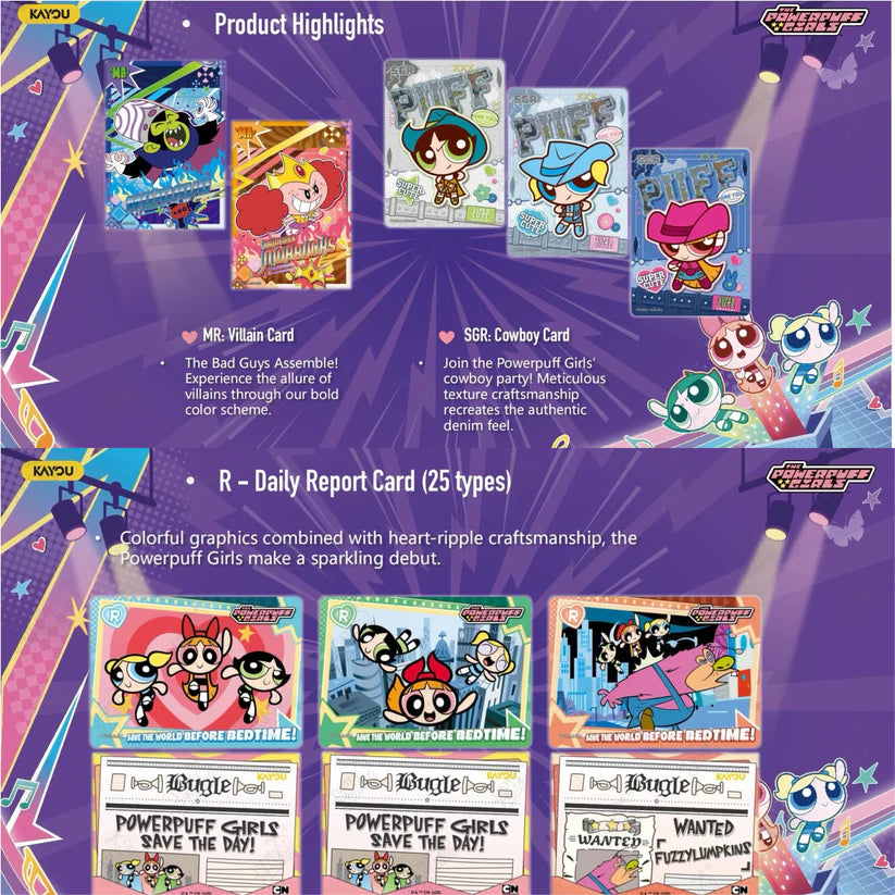 [S-CHN] Kayou The Powerpuff Girls Display -  Starlight Edition 001 Collectible Cards (SEA Series 1)