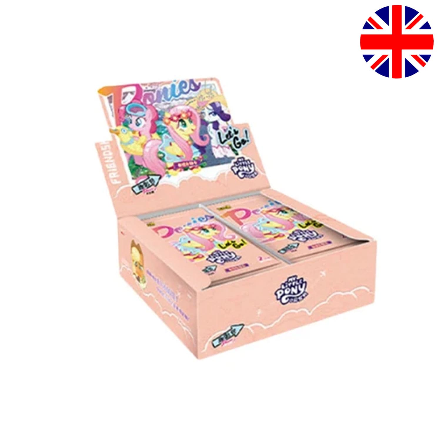 KAYOU My Little Pony Friendship Eternal Fun Shadow Pack 5 Display mit Twilight Sparkle, Pinkie Pie und Fluttershy.
