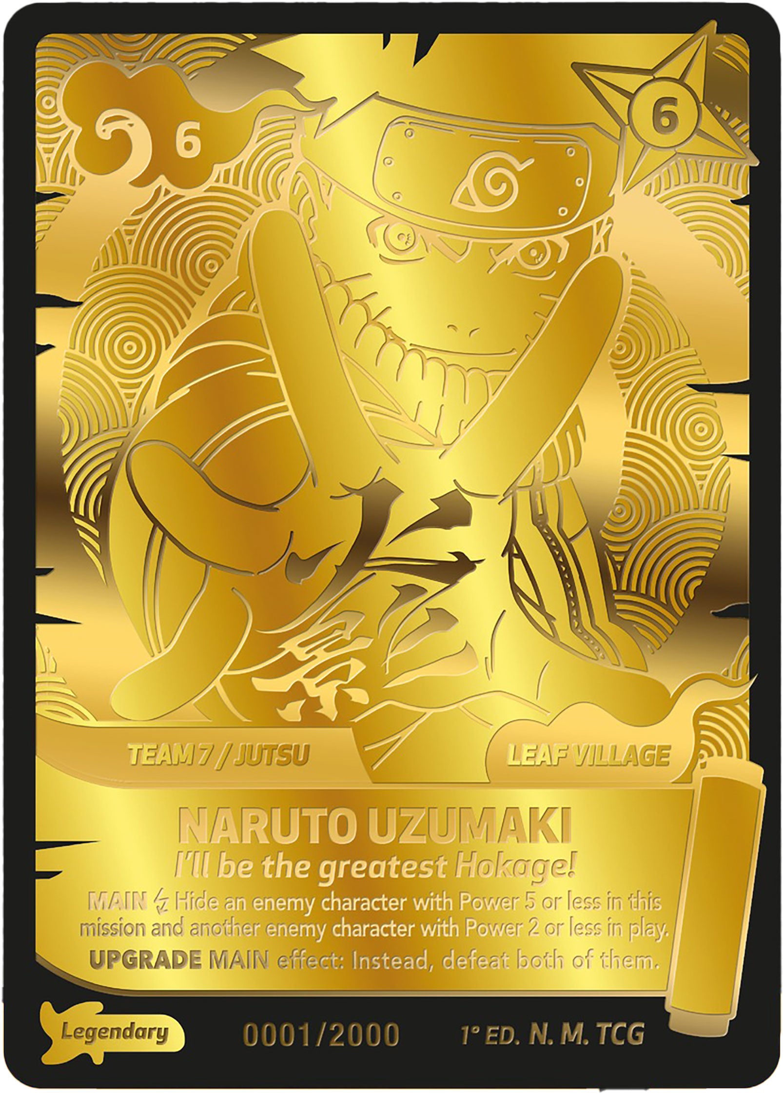 Naruto Mythos TCG Display: Konoha Shido (1st Edition)