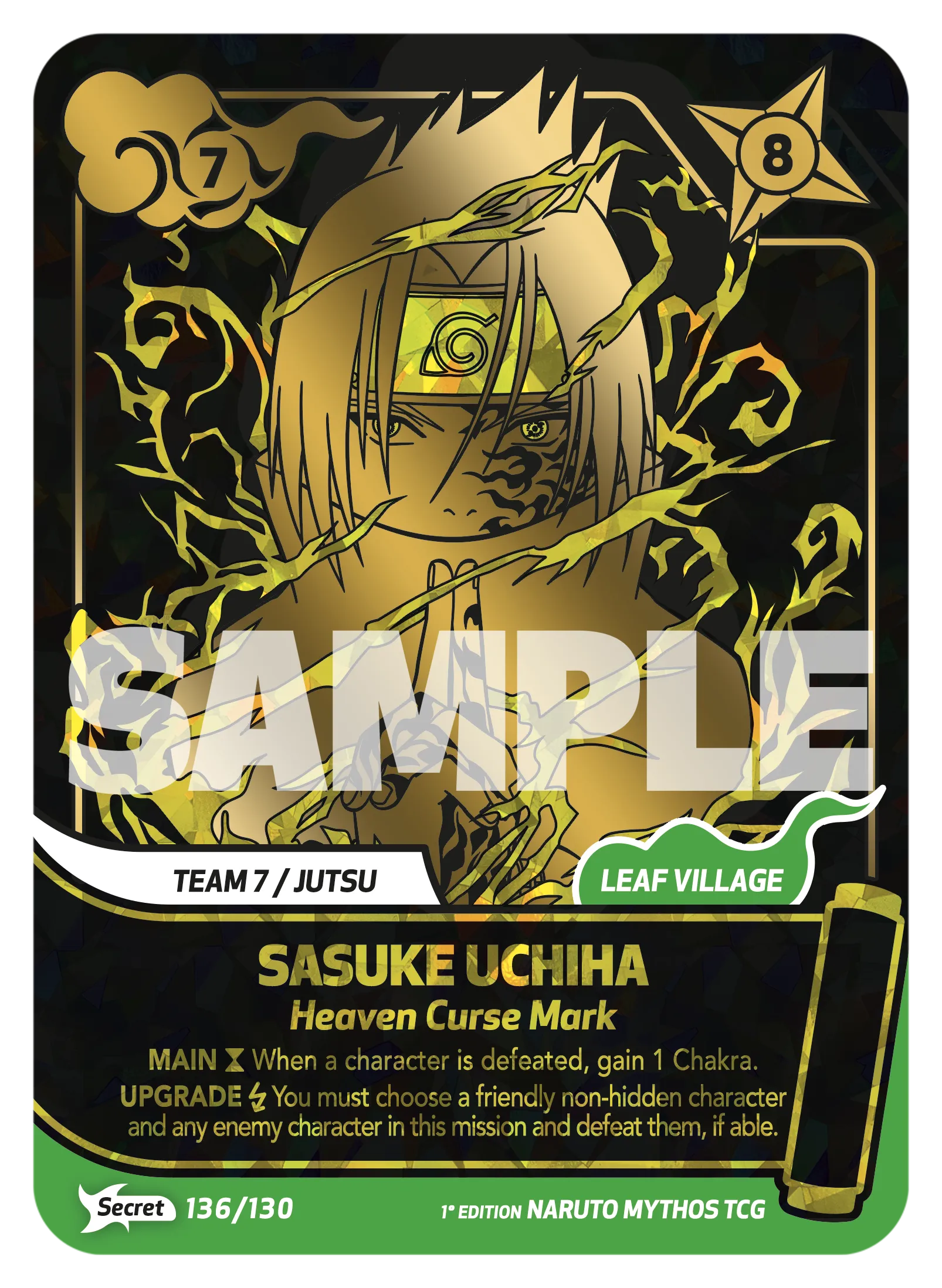 Naruto Mythos TCG Display: Konoha Shido (1st Edition)