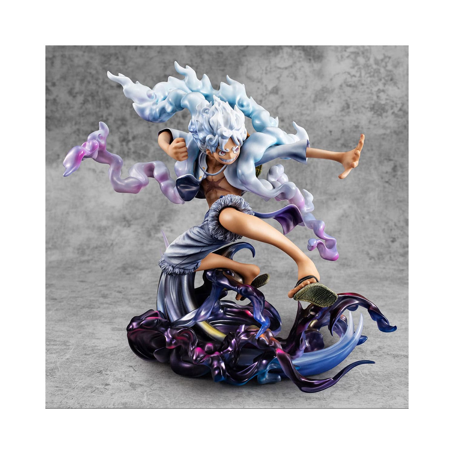 Bild 4 von der One Piece Figur von Megahouse Model P.O.P PVC Statue Monkey D. Ruffy Gear Fifth 23 cm.