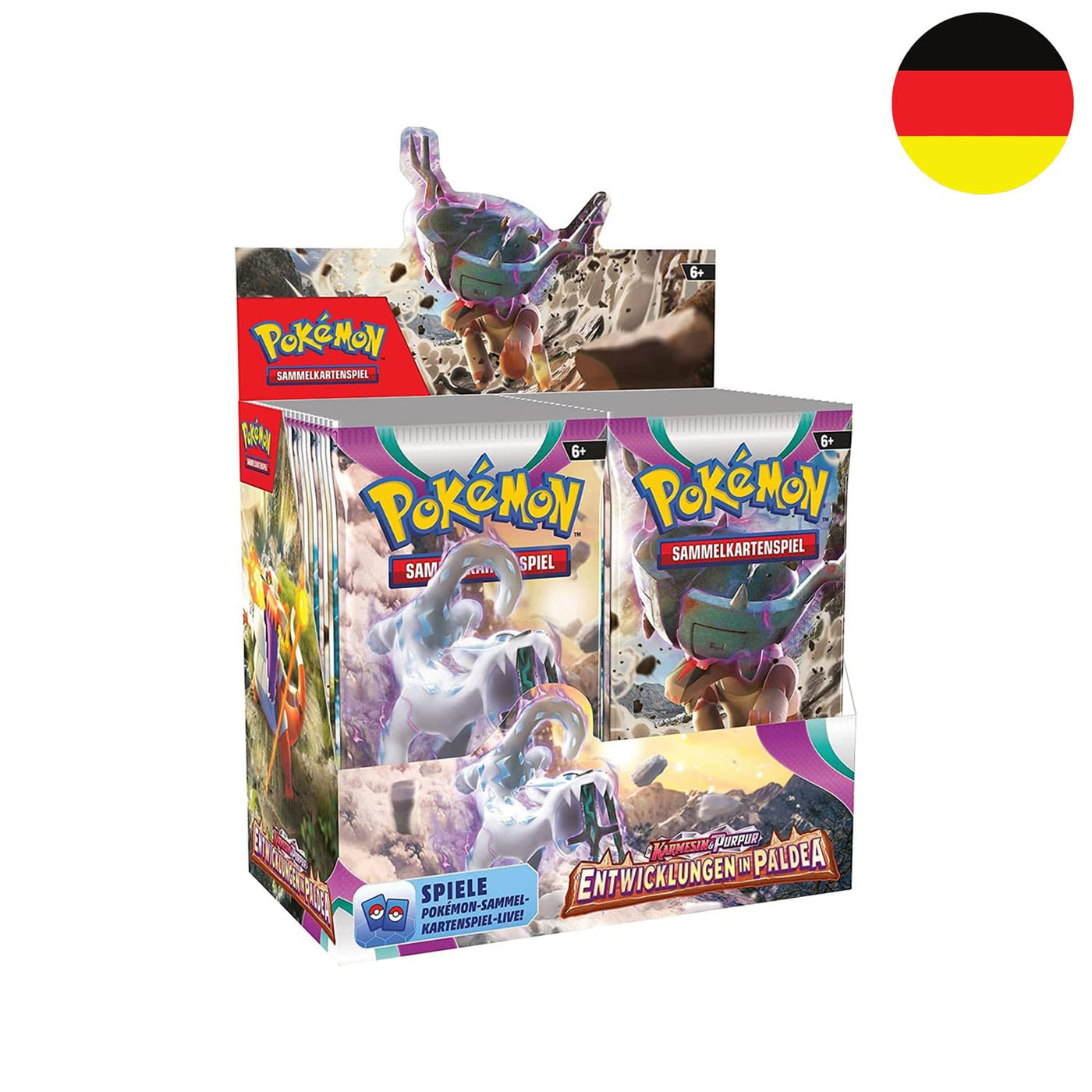 Pokémon Stürmische Funken Booster Display Deutsch main image 1