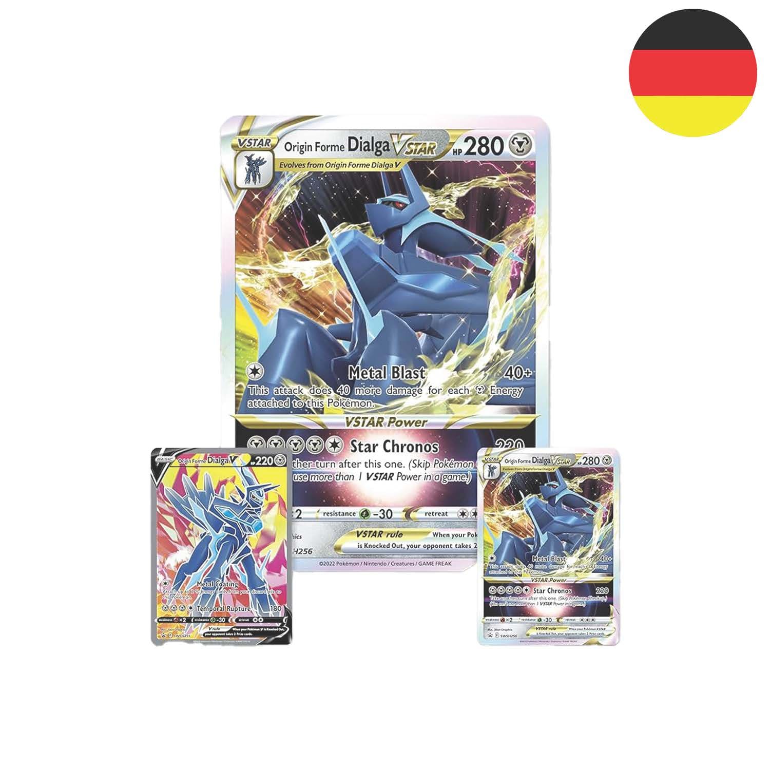 Die Extras der deutschen Premium Kollektion Edition, UR-Dialga V und UR-Dialga VSTAR.