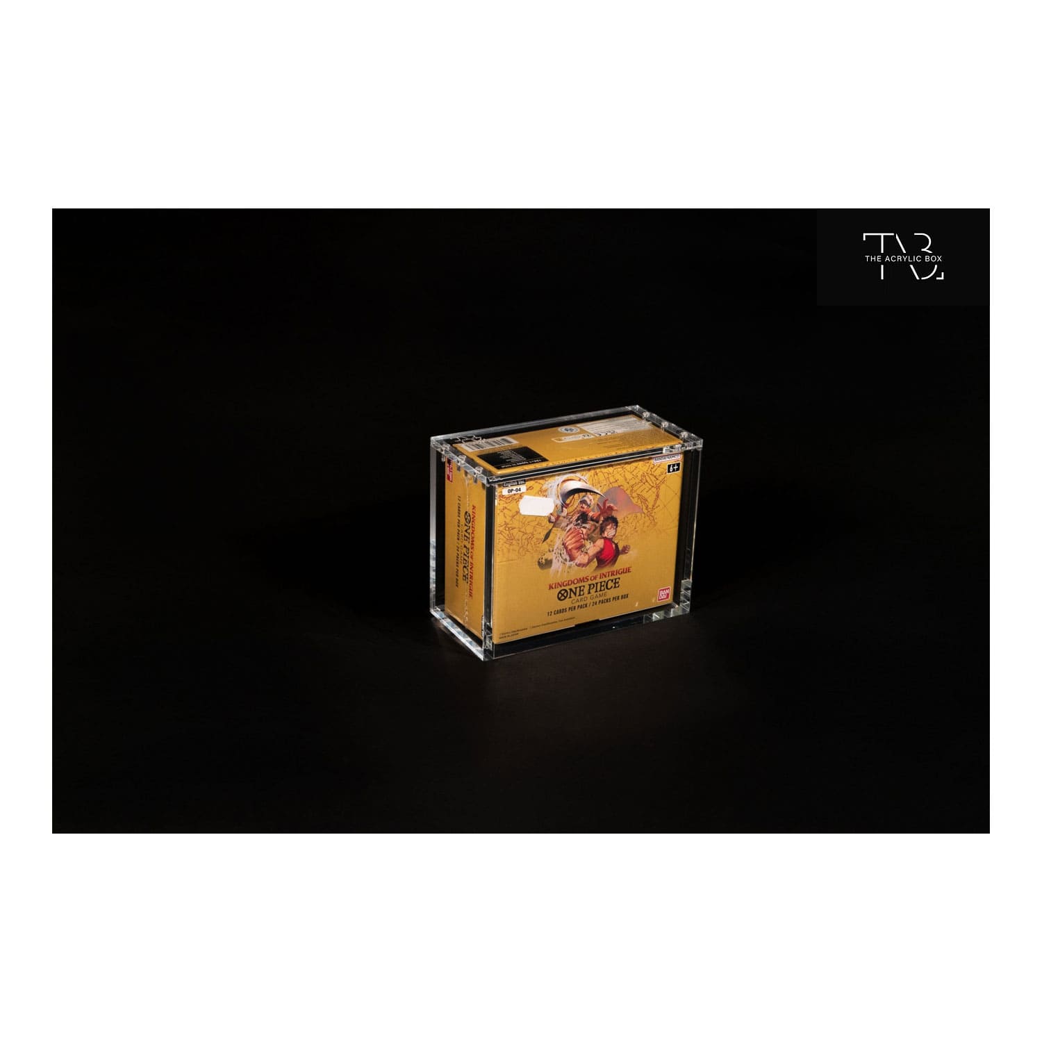 Die One Piece Display Englisch Acrylbox vom Premiumhersteller the Acrylic Box. Bester Schutz für Sammlerstücke.