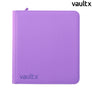 VaultX: Special Edition Exo-Tec® 12 Pocket Zip Binder: Just Purple/Just Pink