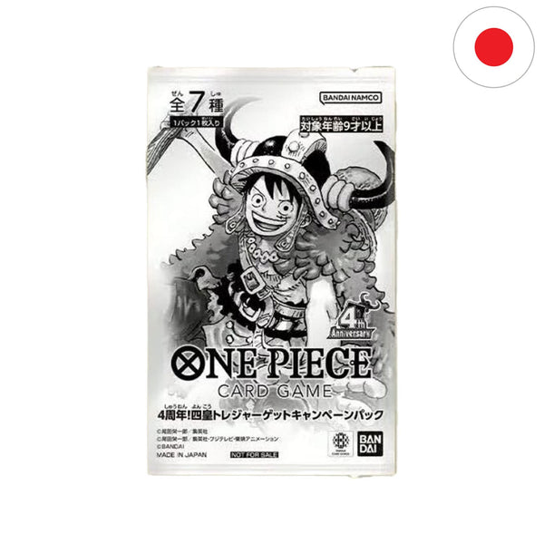 [JP] One Piece · Card Game 4th Anniversary -  The Four Emperors Treasure Hunt Campaign! PROMO-BOOSTERPACK