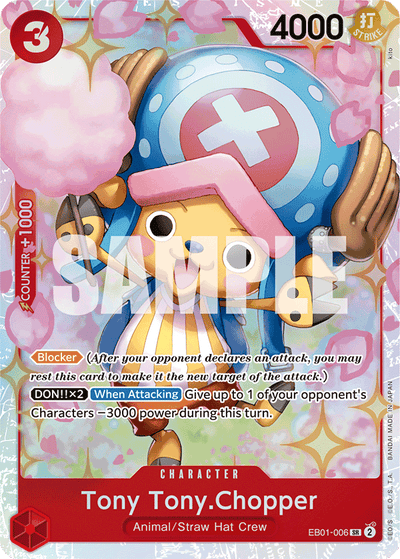 Tony Tony.Chopper EB01-006 Memorial Collection One Piece Karte