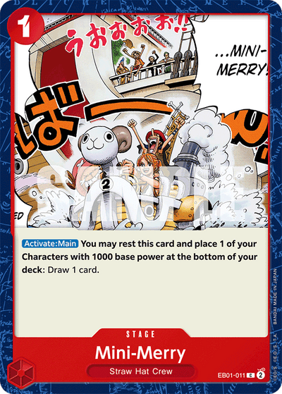 Mini-Merry EB01-011 Memorial Collection One Piece Karte
