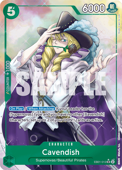 Cavendish EB01-012 (Parallel 1) Memorial Collection One Piece Karte