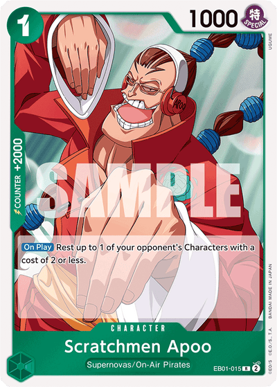 Scratchmen Apoo EB01-015 Memorial Collection One Piece Karte