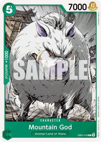 Mountain God EB01-018 Memorial Collection One Piece Karte