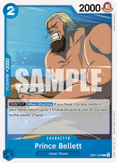 Prince Bellett EB01-026 Memorial Collection One Piece Karte