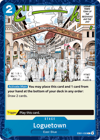 Loguetown EB01-030 Memorial Collection One Piece Karte