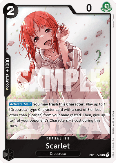 Scarlet EB01-042 Memorial Collection One Piece Karte