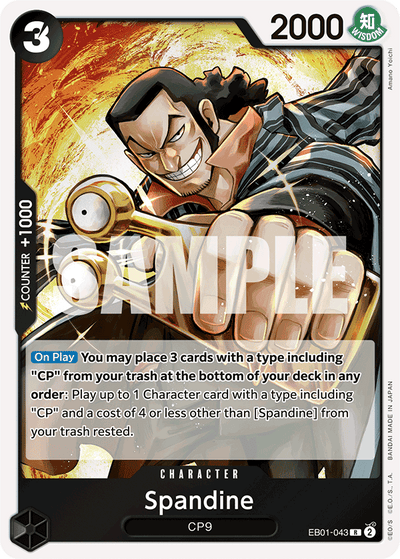 Spandine EB01-043 Memorial Collection One Piece Karte
