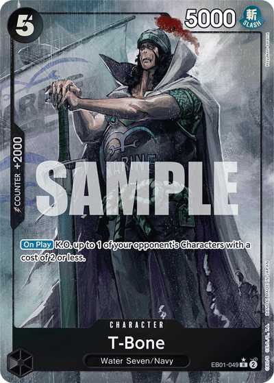 T-Bone EB01-049 (Parallel 1) Memorial Collection One Piece Karte