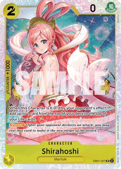 Shirahoshi EB01-057 Memorial Collection One Piece Karte
