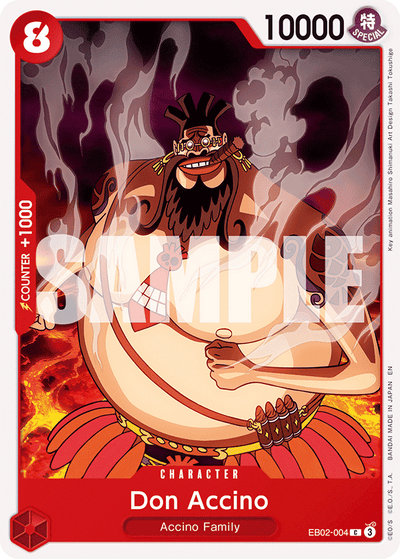 Don Accino EB02-004 Anime 25th Collection One Piece Karte