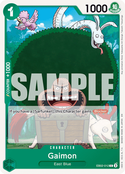 Gaimon EB02-012 Anime 25th Collection One Piece Karte