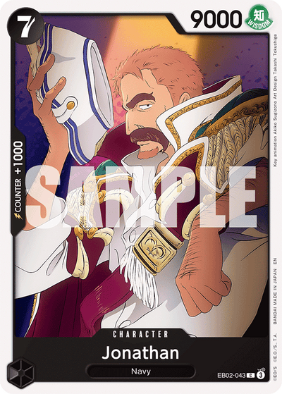 Jonathan EB02-043 Anime 25th Collection One Piece Karte