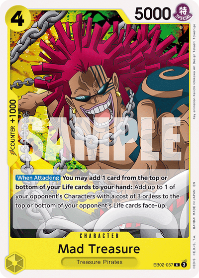 Mad Treasure EB02-057 Anime 25th Collection One Piece Karte