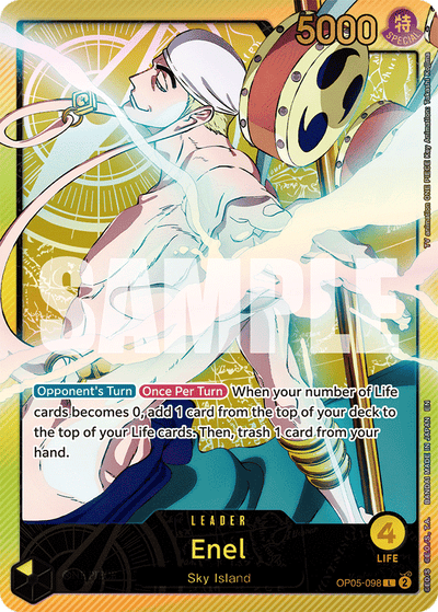 Enel OP05-098 (Parallel 2) Anime 25th Collection One Piece Karte