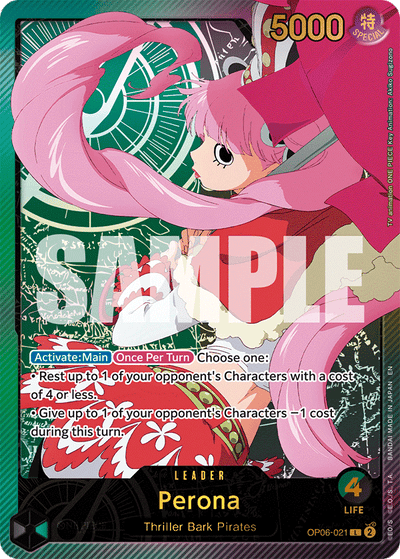 Perona OP06-021 (Parallel 2) Anime 25th Collection One Piece Karte