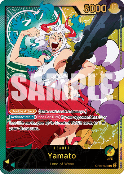 Yamato OP06-022 (Parallel 2) Anime 25th Collection One Piece Karte