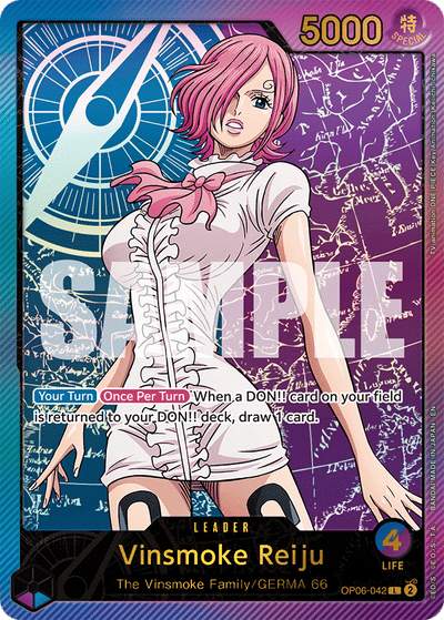 Vinsmoke Reiju OP06-042 (Parallel 2) Anime 25th Collection One Piece Karte