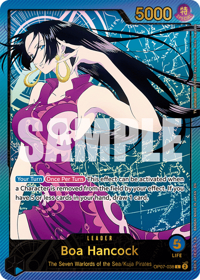 Boa Hancock OP07-038 (Parallel 2) Anime 25th Collection One Piece Karte