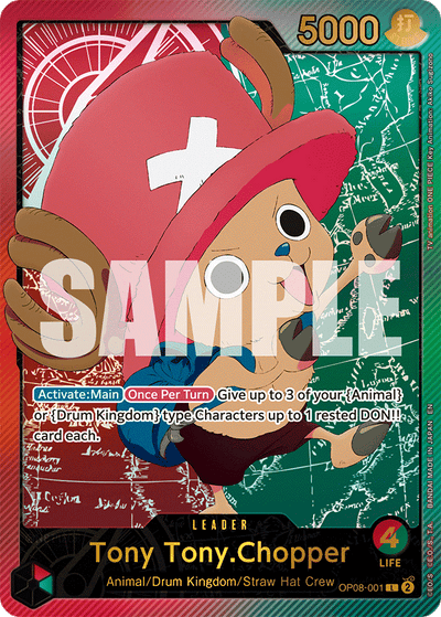 Tony Tony.Chopper OP08-001 (Parallel 2) Anime 25th Collection One Piece Karte