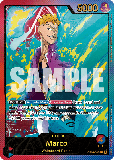 Marco OP08-002 (Parallel 2) Anime 25th Collection One Piece Karte