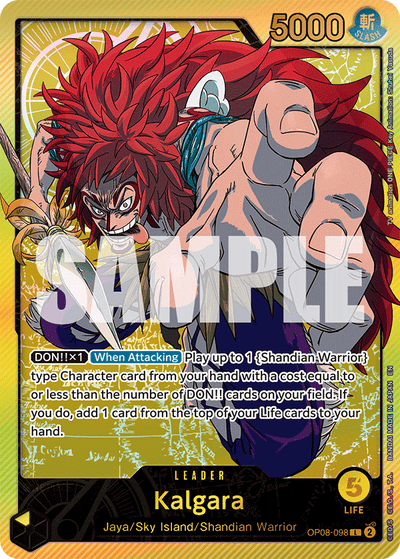 Kalgara OP08-098 (Parallel 2) Anime 25th Collection One Piece Karte