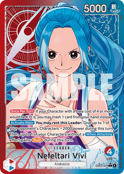 Nefeltari Vivi EB03-001 (Parallel 1) Heroines Edition One Piece Karte