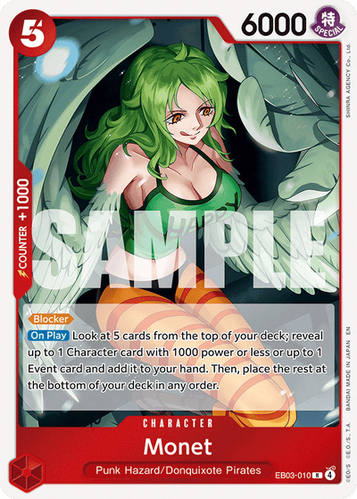 Monet EB03-010 Heroines Edition One Piece Karte