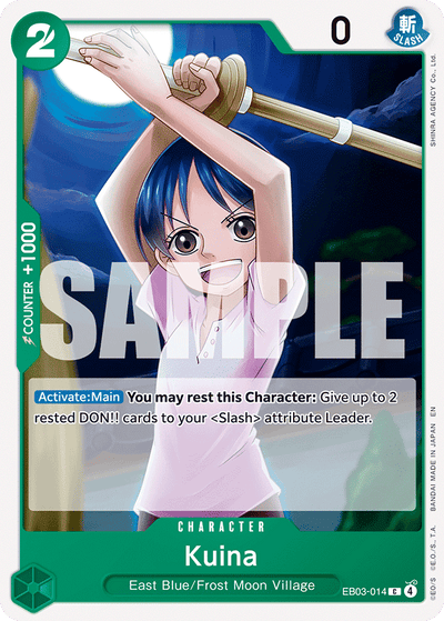 Kuina EB03-014 Heroines Edition One Piece Karte