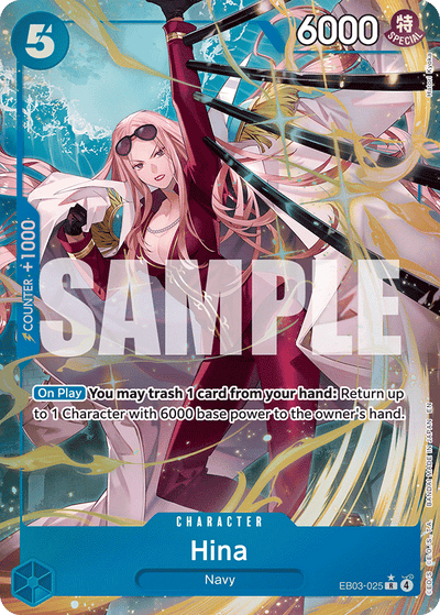 Hina EB03-025 (Parallel 1) Heroines Edition One Piece Karte