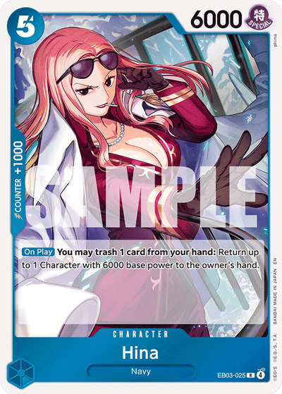 Hina EB03-025 Heroines Edition One Piece Karte