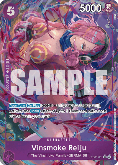 Vinsmoke Reiju EB03-031 (Parallel 1) Heroines Edition One Piece Karte