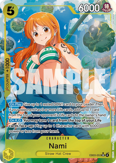 Nami EB03-053 (Parallel 1) Heroines Edition One Piece Karte