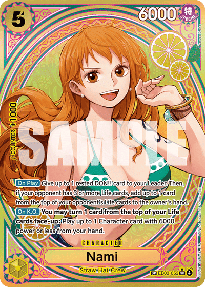 Nami EB03-053 (Parallel 2) Heroines Edition One Piece Karte