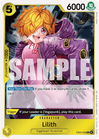 Lilith EB03-058 Heroines Edition One Piece Karte