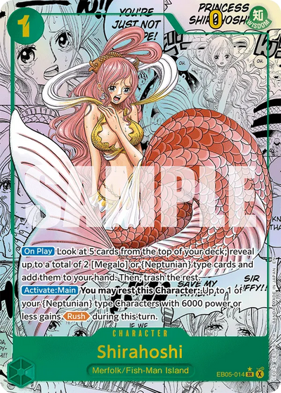 Shirahoshi EB05-014 (Parallel 2) Heroines Edition Vol. 2 One Piece Karte